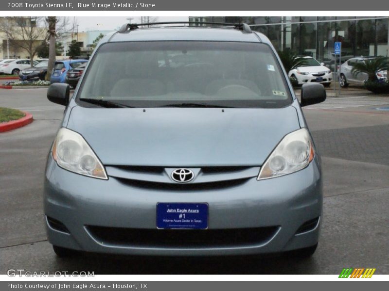 Blue Mirage Metallic / Stone 2008 Toyota Sienna LE