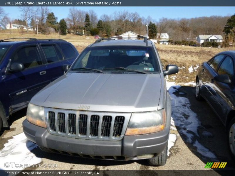 Silverstone Metallic / Agate 2001 Jeep Grand Cherokee Laredo 4x4