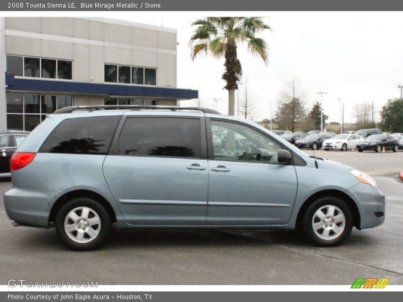 Blue Mirage Metallic / Stone 2008 Toyota Sienna LE