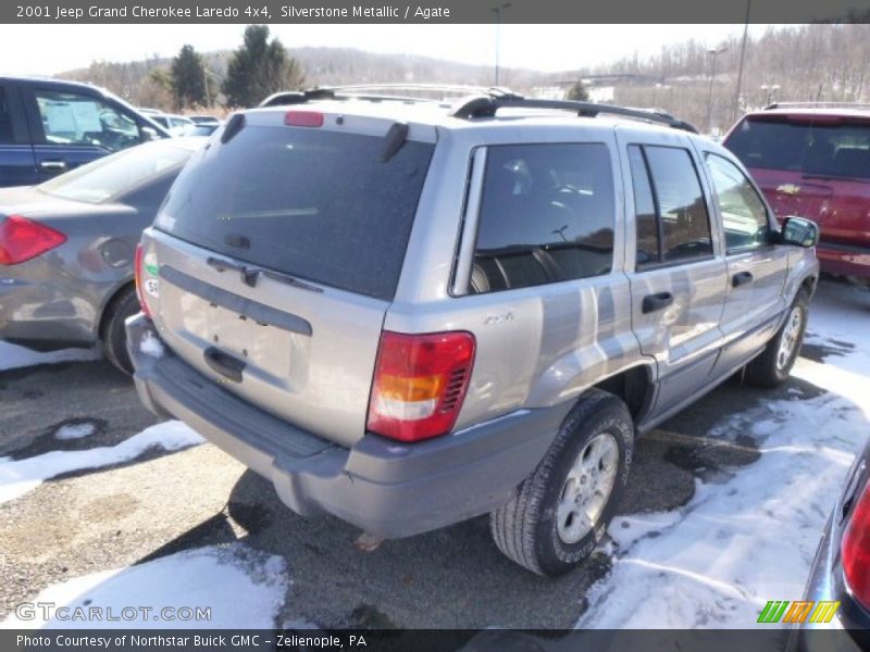 Silverstone Metallic / Agate 2001 Jeep Grand Cherokee Laredo 4x4