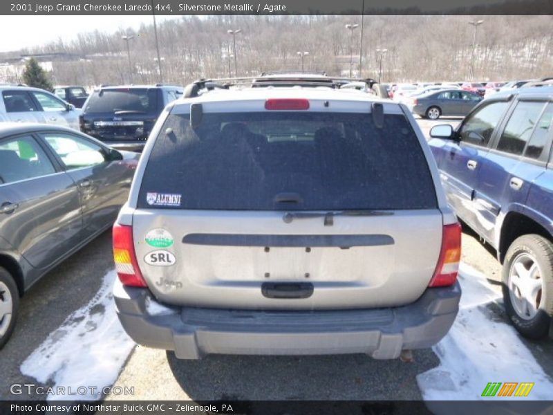 Silverstone Metallic / Agate 2001 Jeep Grand Cherokee Laredo 4x4