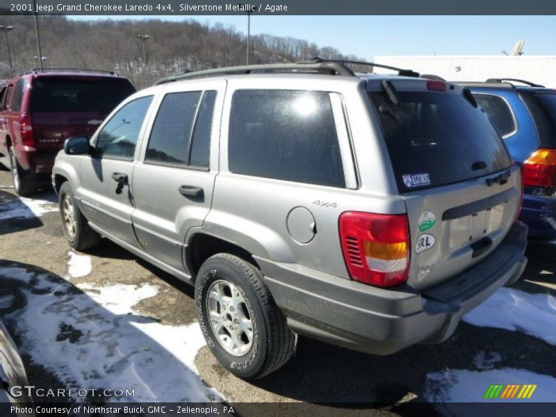 Silverstone Metallic / Agate 2001 Jeep Grand Cherokee Laredo 4x4