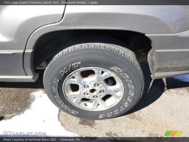 Silverstone Metallic / Agate 2001 Jeep Grand Cherokee Laredo 4x4
