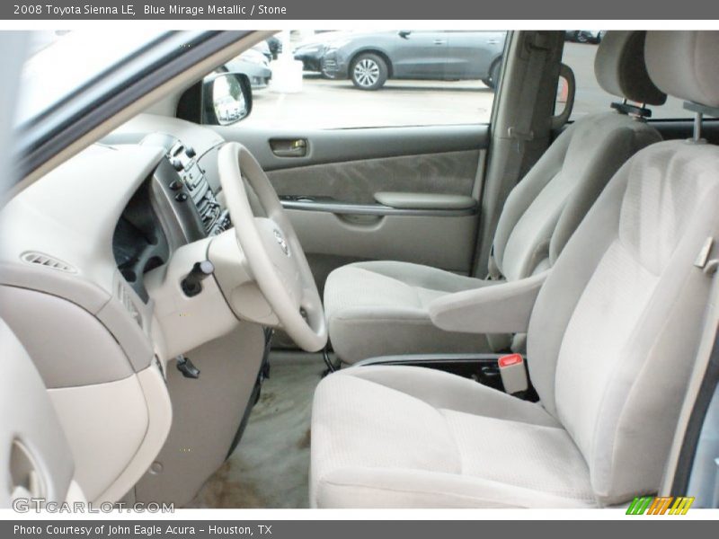Blue Mirage Metallic / Stone 2008 Toyota Sienna LE