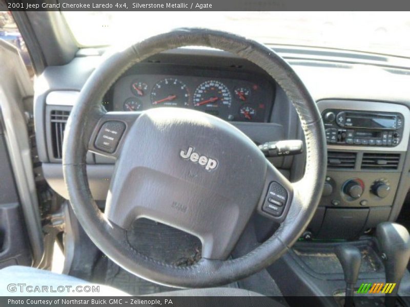 Silverstone Metallic / Agate 2001 Jeep Grand Cherokee Laredo 4x4