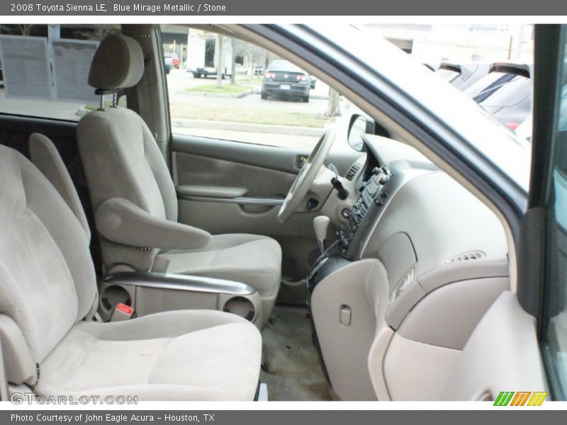 Blue Mirage Metallic / Stone 2008 Toyota Sienna LE