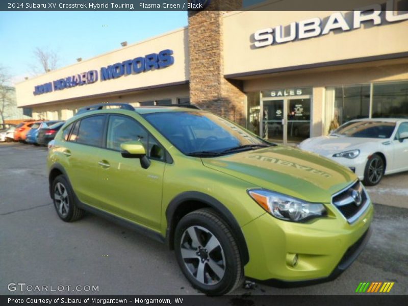 Plasma Green / Black 2014 Subaru XV Crosstrek Hybrid Touring