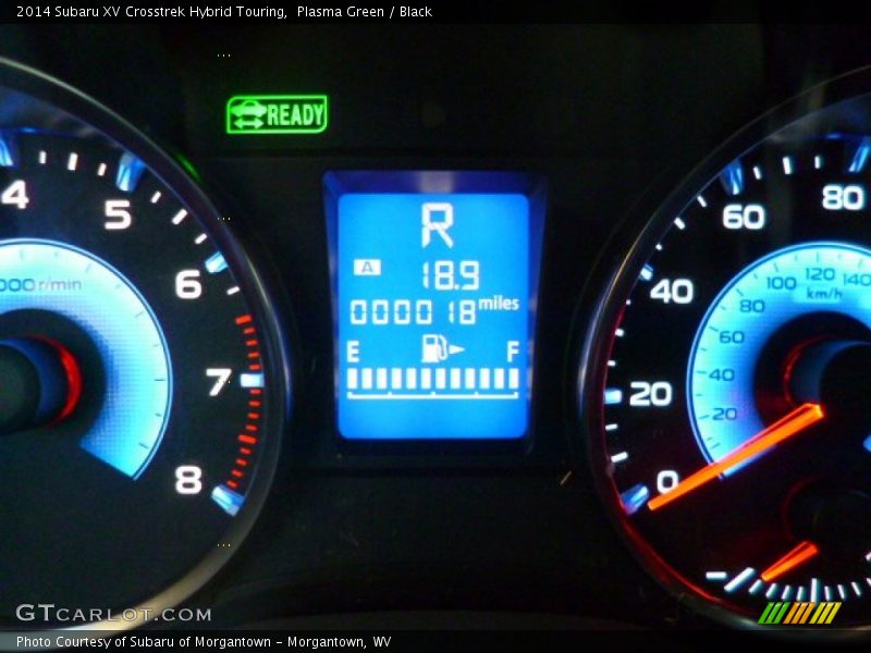 Plasma Green / Black 2014 Subaru XV Crosstrek Hybrid Touring