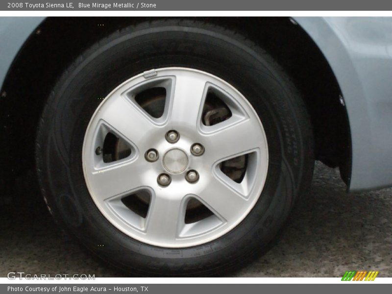 Blue Mirage Metallic / Stone 2008 Toyota Sienna LE