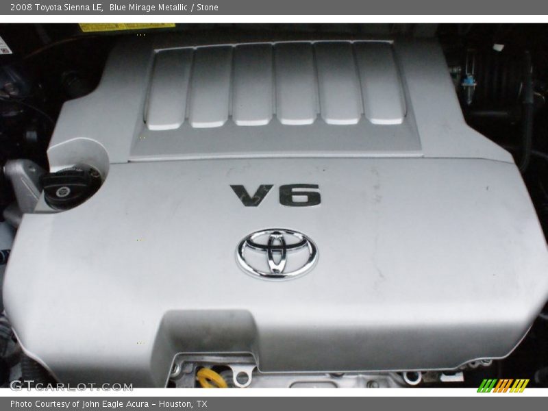 Blue Mirage Metallic / Stone 2008 Toyota Sienna LE