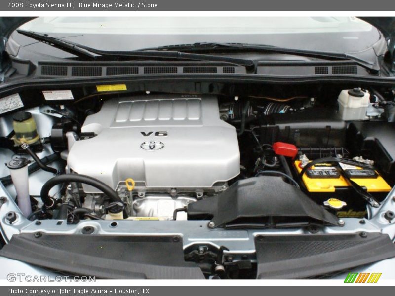 Blue Mirage Metallic / Stone 2008 Toyota Sienna LE