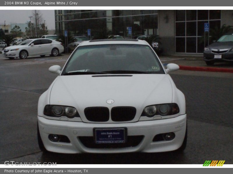 Alpine White / Grey 2004 BMW M3 Coupe