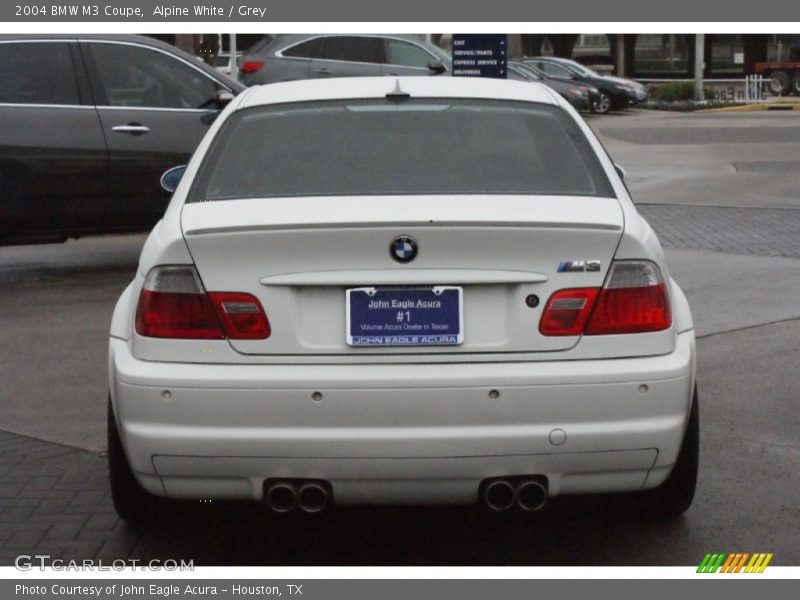 Alpine White / Grey 2004 BMW M3 Coupe