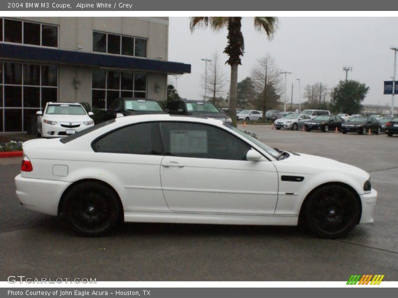 Alpine White / Grey 2004 BMW M3 Coupe