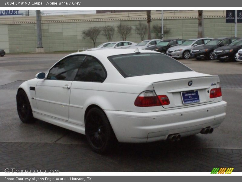 Alpine White / Grey 2004 BMW M3 Coupe