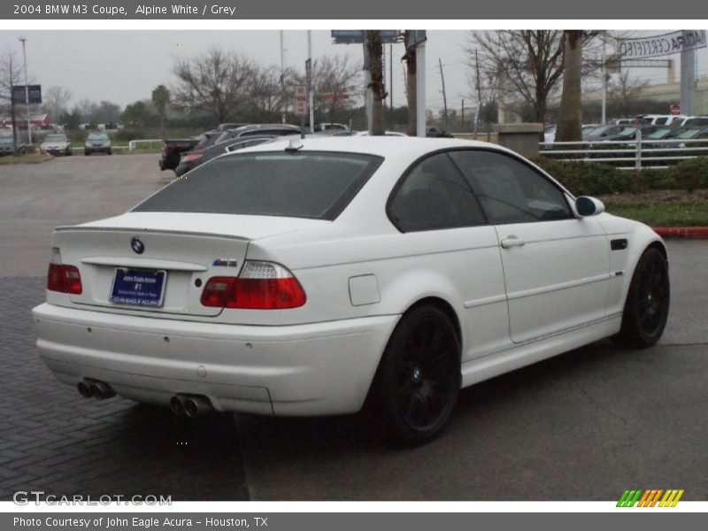Alpine White / Grey 2004 BMW M3 Coupe