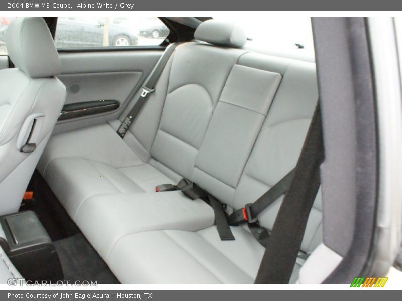 Rear Seat of 2004 M3 Coupe