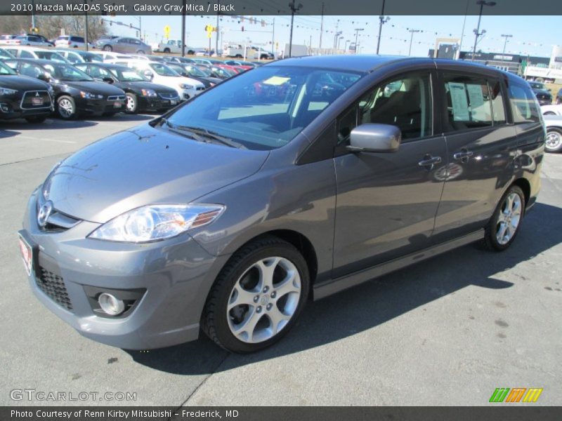 Galaxy Gray Mica / Black 2010 Mazda MAZDA5 Sport