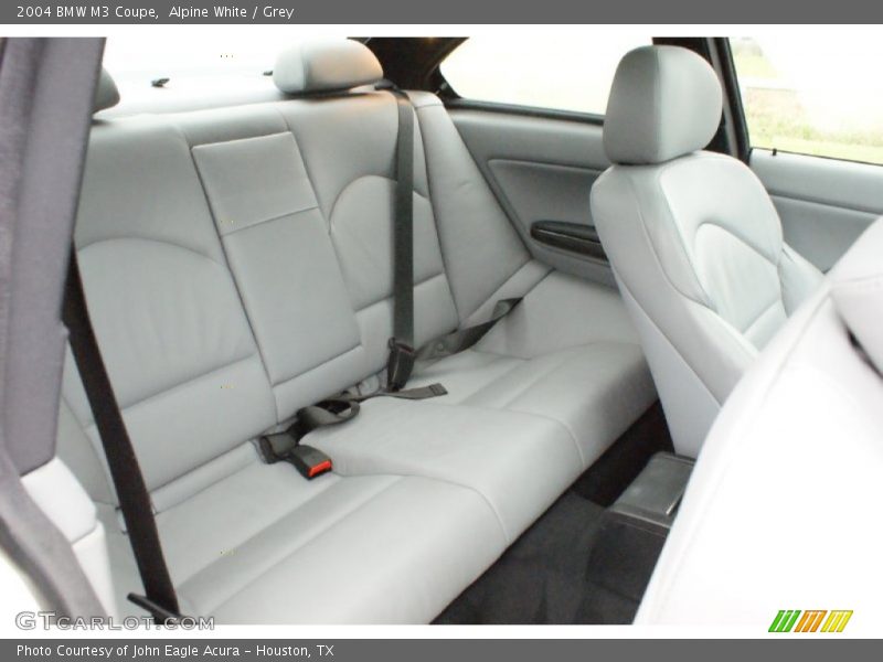 Rear Seat of 2004 M3 Coupe