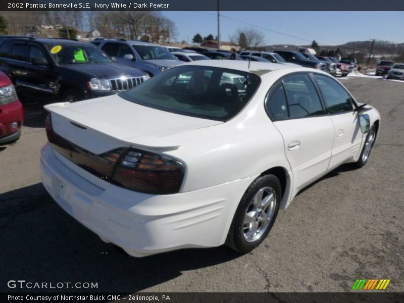 Ivory White / Dark Pewter 2002 Pontiac Bonneville SLE