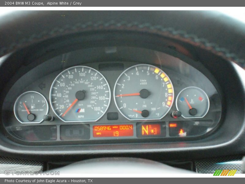  2004 M3 Coupe Coupe Gauges