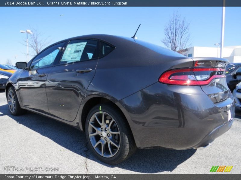 Granite Crystal Metallic / Black/Light Tungsten 2014 Dodge Dart SXT