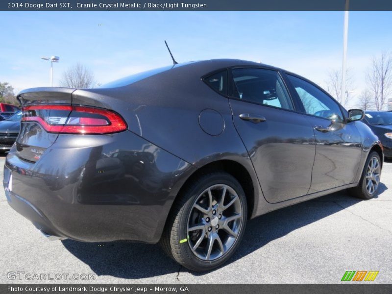 Granite Crystal Metallic / Black/Light Tungsten 2014 Dodge Dart SXT