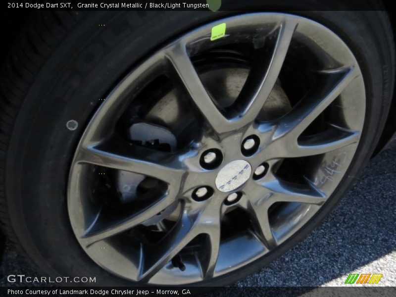 Granite Crystal Metallic / Black/Light Tungsten 2014 Dodge Dart SXT
