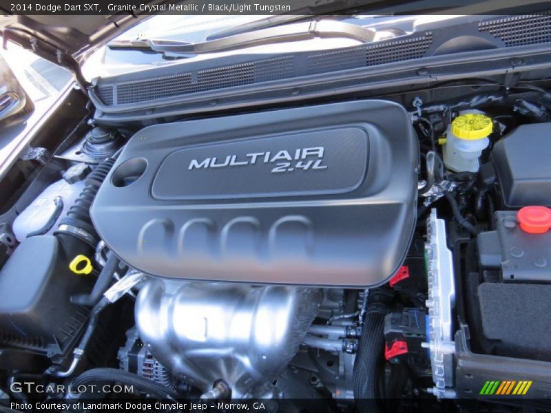 Granite Crystal Metallic / Black/Light Tungsten 2014 Dodge Dart SXT