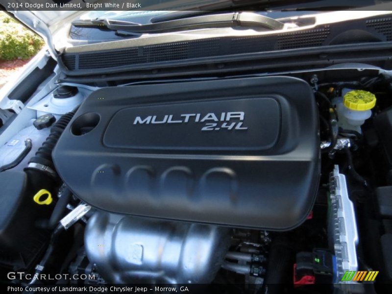 Bright White / Black 2014 Dodge Dart Limited