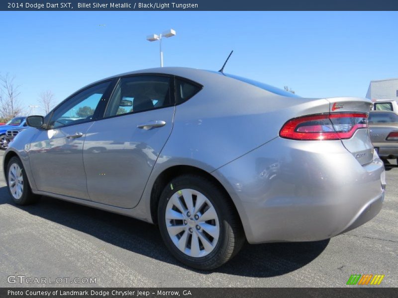 Billet Silver Metallic / Black/Light Tungsten 2014 Dodge Dart SXT