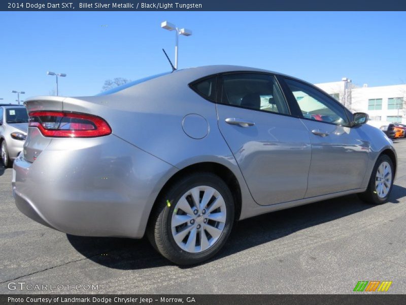 Billet Silver Metallic / Black/Light Tungsten 2014 Dodge Dart SXT