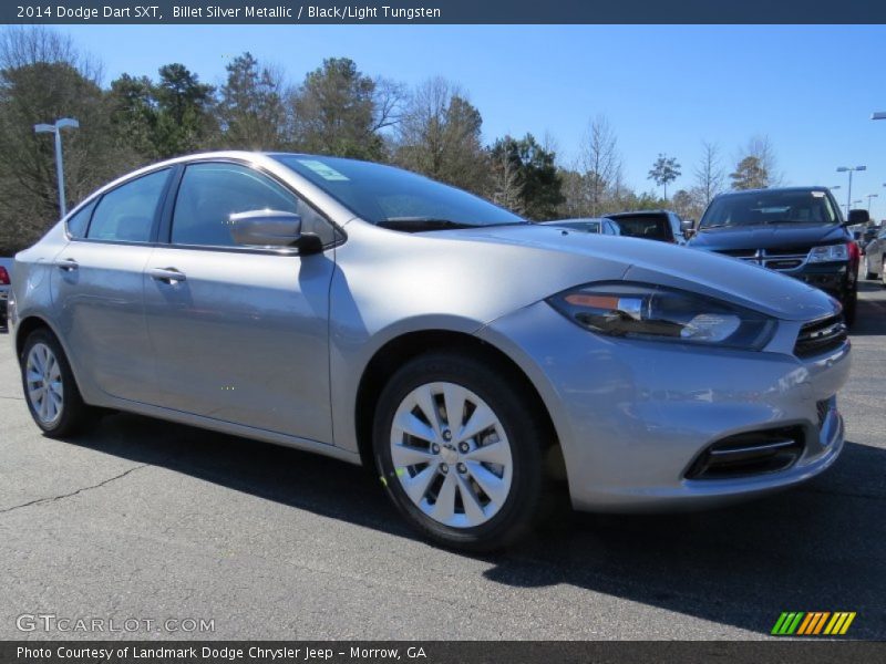 Billet Silver Metallic / Black/Light Tungsten 2014 Dodge Dart SXT