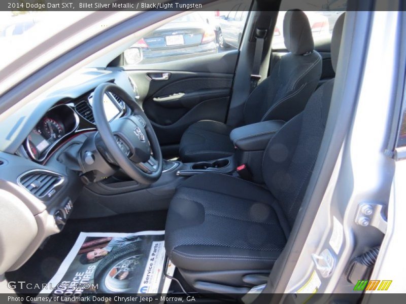 Billet Silver Metallic / Black/Light Tungsten 2014 Dodge Dart SXT
