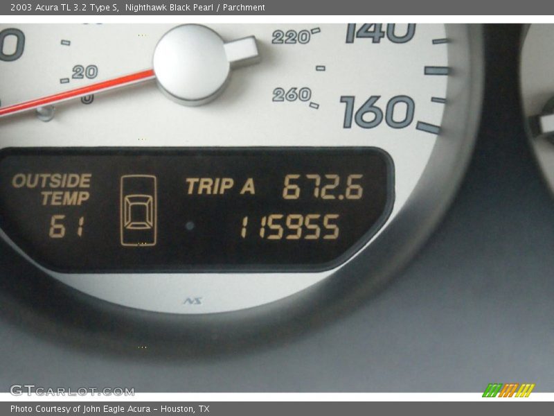 Nighthawk Black Pearl / Parchment 2003 Acura TL 3.2 Type S