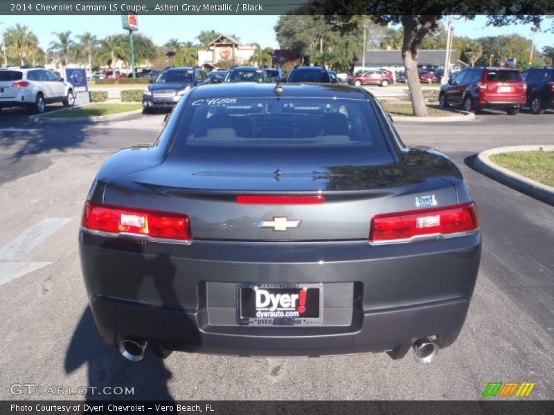 Ashen Gray Metallic / Black 2014 Chevrolet Camaro LS Coupe