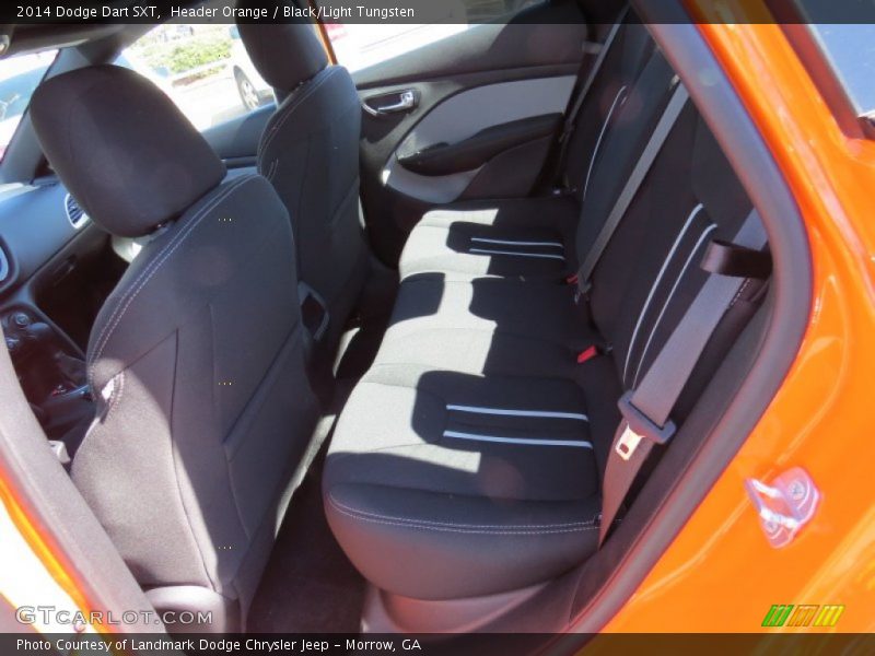 Header Orange / Black/Light Tungsten 2014 Dodge Dart SXT