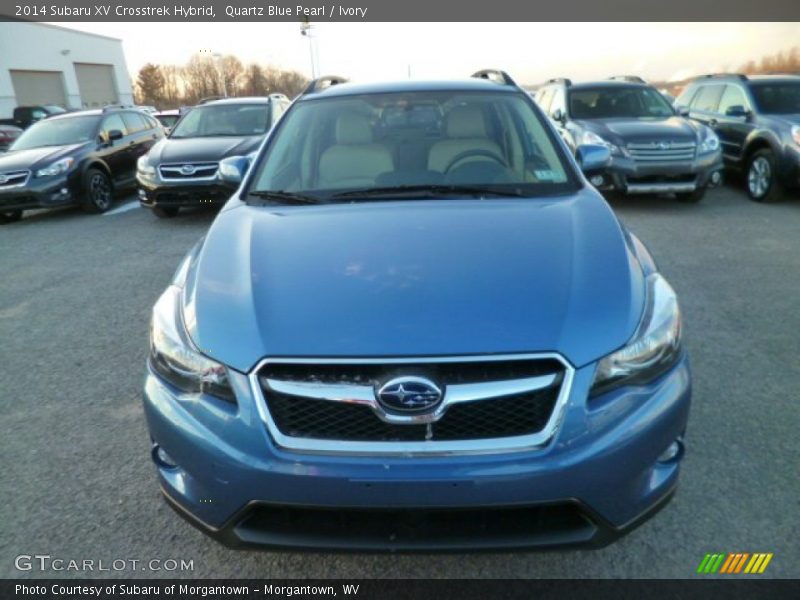 Quartz Blue Pearl / Ivory 2014 Subaru XV Crosstrek Hybrid