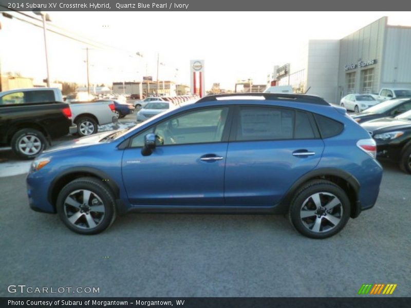 Quartz Blue Pearl / Ivory 2014 Subaru XV Crosstrek Hybrid