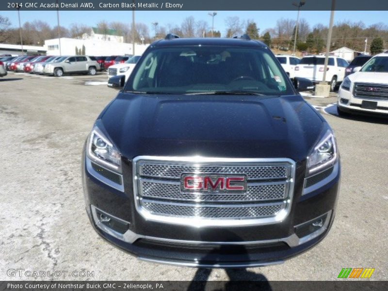 Carbon Black Metallic / Ebony 2014 GMC Acadia Denali AWD
