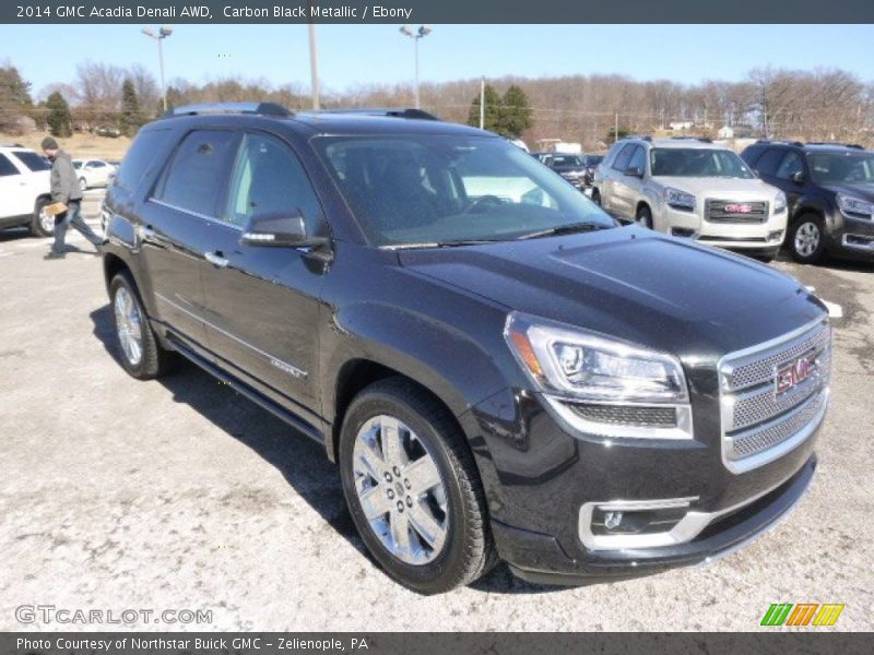Carbon Black Metallic / Ebony 2014 GMC Acadia Denali AWD