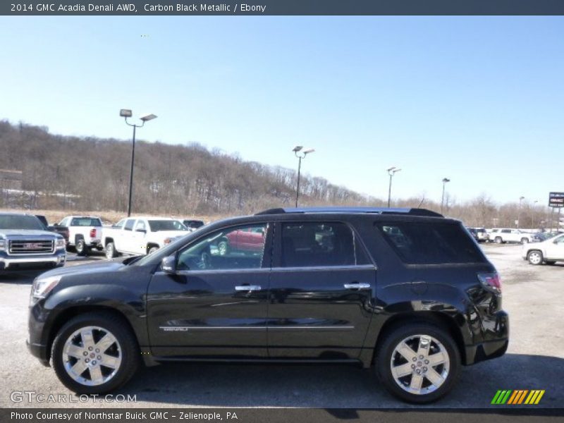 Carbon Black Metallic / Ebony 2014 GMC Acadia Denali AWD