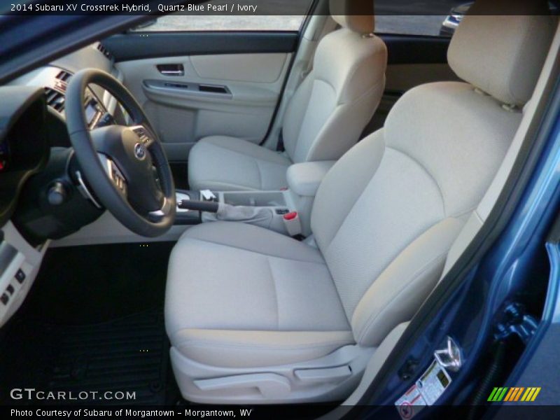Front Seat of 2014 XV Crosstrek Hybrid