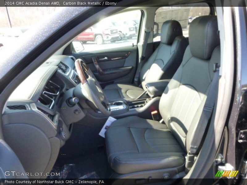 Carbon Black Metallic / Ebony 2014 GMC Acadia Denali AWD