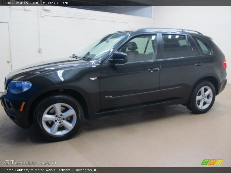 Jet Black / Black 2007 BMW X5 3.0si