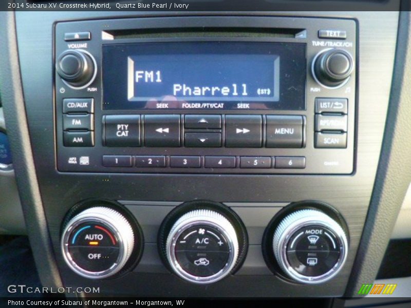 Controls of 2014 XV Crosstrek Hybrid