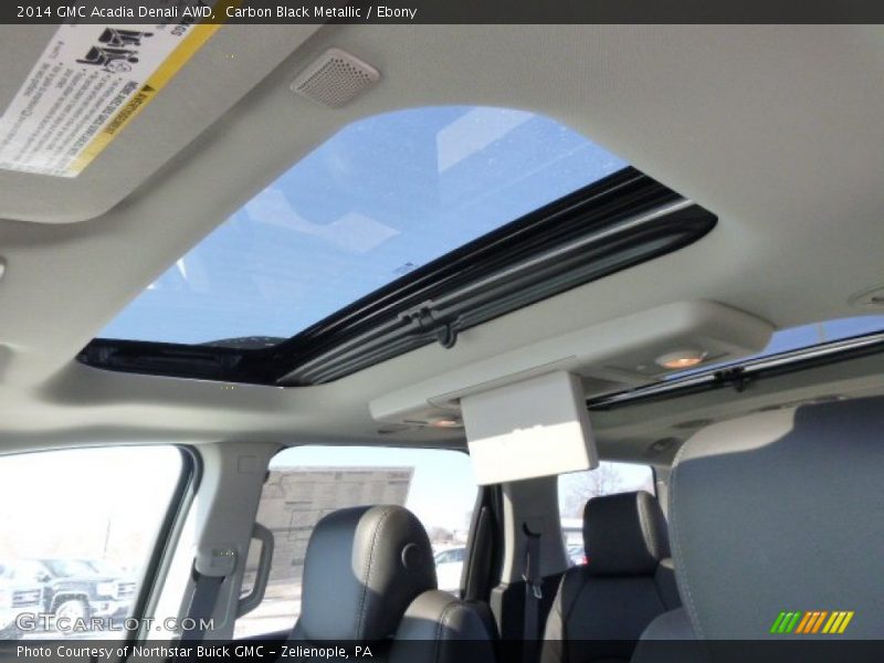 Carbon Black Metallic / Ebony 2014 GMC Acadia Denali AWD