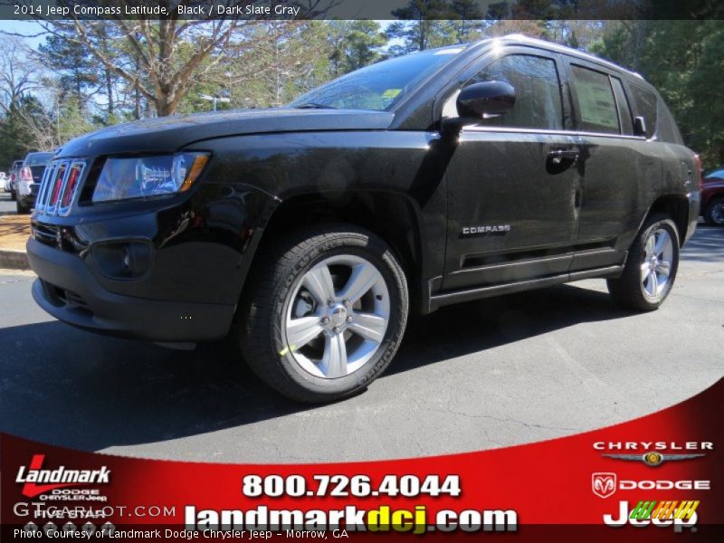 Black / Dark Slate Gray 2014 Jeep Compass Latitude