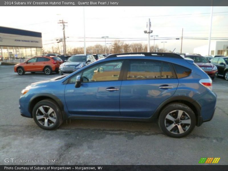 Quartz Blue Pearl / Ivory 2014 Subaru XV Crosstrek Hybrid Touring