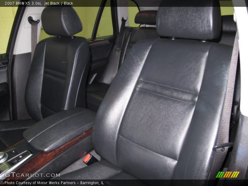 Jet Black / Black 2007 BMW X5 3.0si